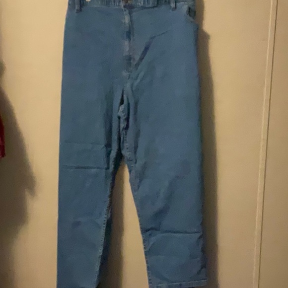 Harbor Bay Men's Relaxed Jeans - Blue - Picture 1 of 6